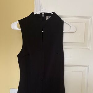 ASOS Elegant Black Sleeveless Midi Dress